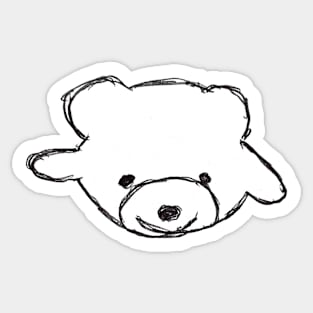 Incoming Smiley Bear Sticker